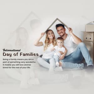 International Day of Families marketing poster