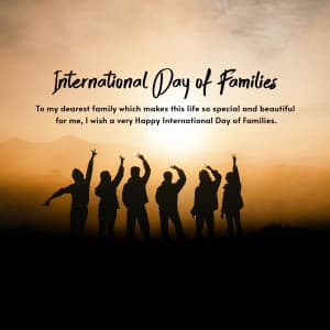 International Day of Families graphic
