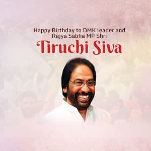 Tiruchi Siva Birthday poster Maker