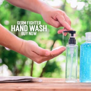 Hand wash promotional post