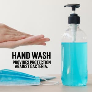 Hand wash promotional images