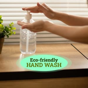 Hand wash business banner