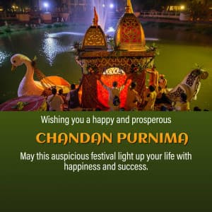 Chandan Purnima marketing flyer