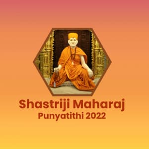 Shastriji Maharaj Punyatithi Instagram Post