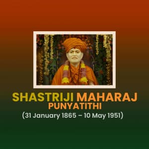 Shastriji Maharaj Punyatithi poster Maker