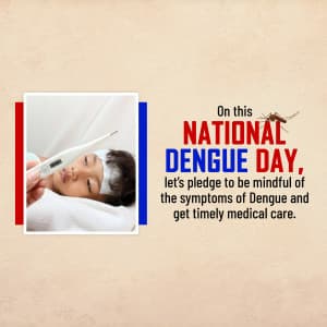 National Dengue Day ad post