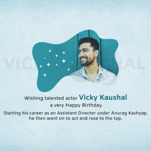 Vicky Kaushal Birthday graphic