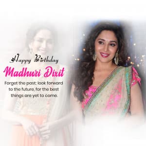 Madhuri Dixit Birthday poster