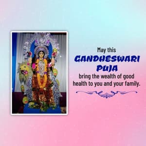 Gandheshwari Puja event advertisement