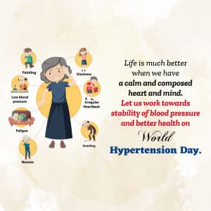 World Hypertension Day greeting image