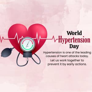 World Hypertension Day marketing poster