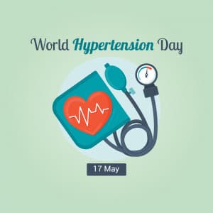 World Hypertension Day marketing flyer