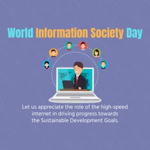 World Information Society Day ad post