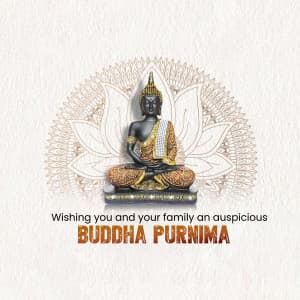 Buddha Purnima advertisement banner