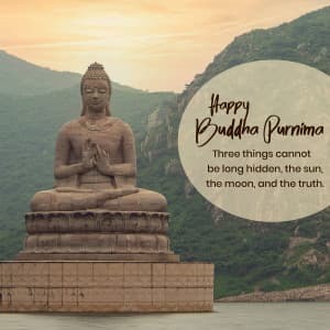 Buddha Purnima greeting image