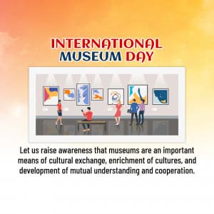 International Museum Day advertisement banner