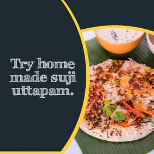 Medu Vada & Uttapam business banner