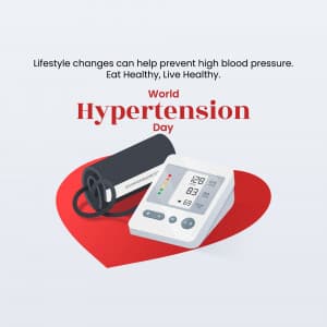 World Hypertension Day poster Maker