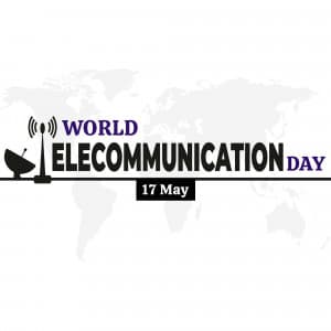 World Telecommunication Day whatsapp status poster