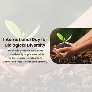 International Day for Biological Diversity ad post