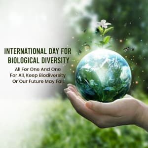 International Day for Biological Diversity greeting image
