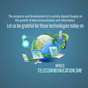 World Telecommunication Day event advertisement