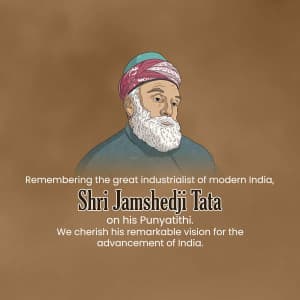 Jamsetji Tata Punyatithi marketing flyer