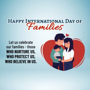 International Day of Families marketing flyer
