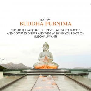Buddha Purnima poster Maker
