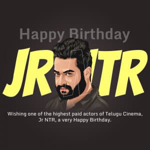 NTR Birthday greeting image