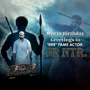 NTR Birthday marketing poster