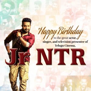 NTR Birthday marketing flyer