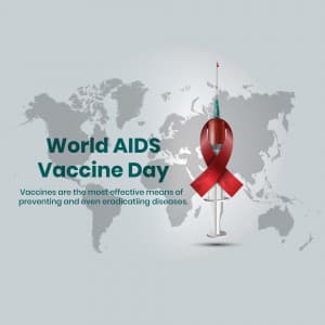 World AIDS Vaccine Day ad post