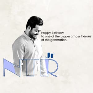 NTR Birthday creative image