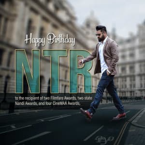 NTR Birthday whatsapp status poster