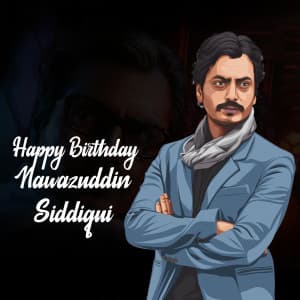 Nawazuddin Siddiqui Birthday graphic