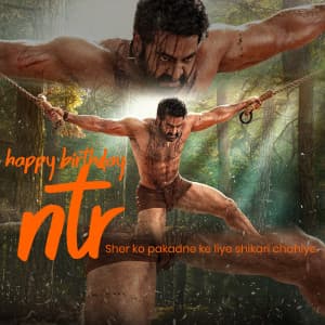 NTR Birthday poster Maker