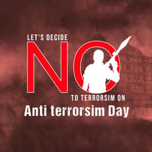 Anti-Terrorism Day whatsapp status poster