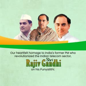 Rajiv Gandhi Punyatithi Instagram Post