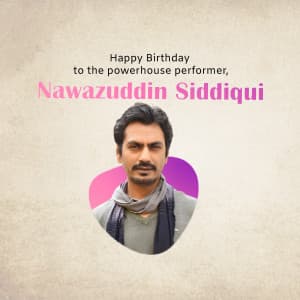 Nawazuddin Siddiqui Birthday image