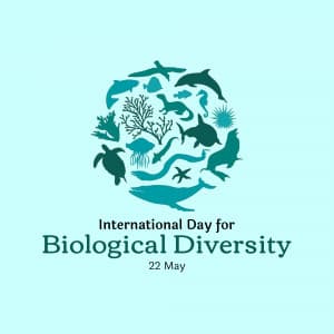 International Day for Biological Diversity whatsapp status poster
