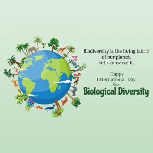 International Day for Biological Diversity Facebook Poster