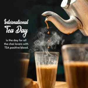 International Tea Day advertisement banner