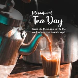 International Tea Day ad post