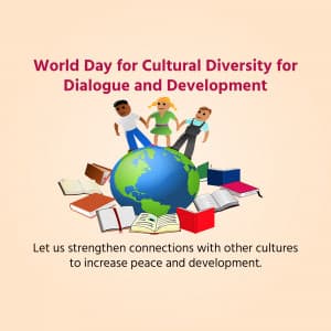 World Day for Cultural Diversity for Dialogue and Development Instagram Post