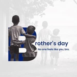 Happy Brother's Day ad post