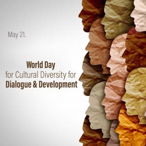 World Day for Cultural Diversity for Dialogue and Development poster Maker