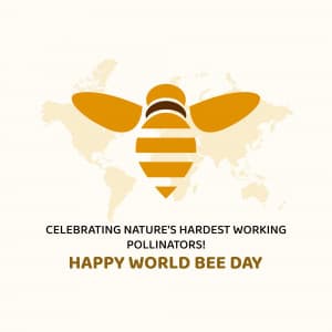 World Bee Day ad post