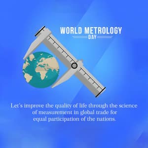 World Metrology Day marketing flyer