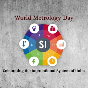 World Metrology Day event advertisement